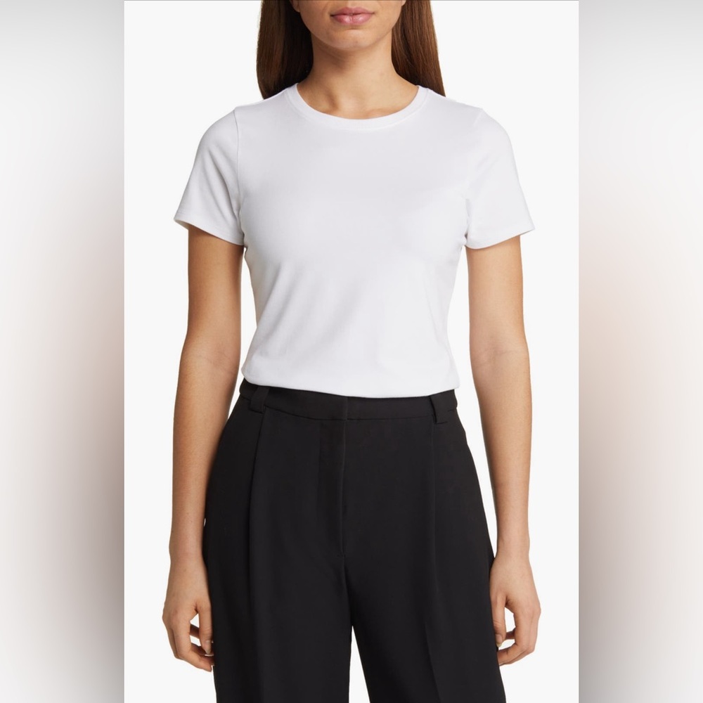 Nordstrom Pima Cotton Blend Crewneck T-Shirt